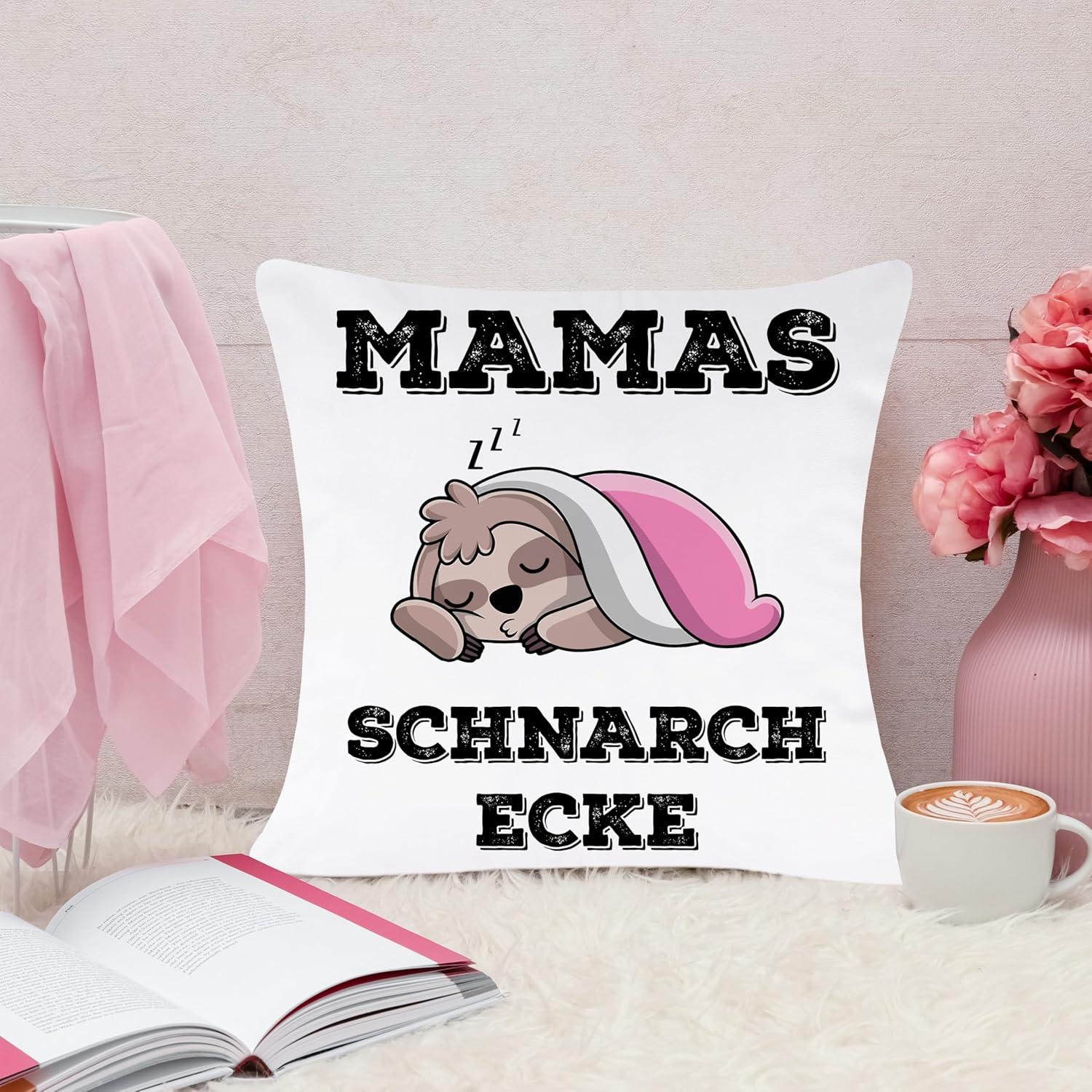 Kissenbezug Geschenk für Mama Weihnachten Lustig 45x45cm 3 Taschen Mutter