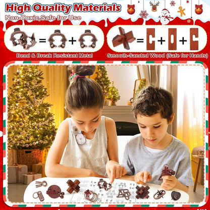 Puzzle Adventskalender 2024: Weihnachtspuzzle Geschenke für