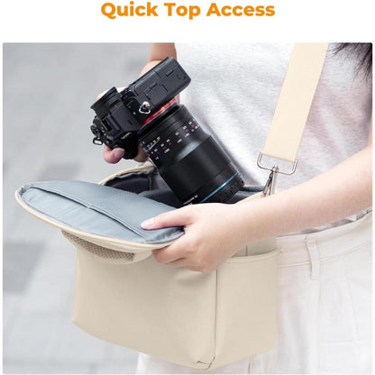 Kamera Umhängetasche Beige – Schutz & Komfort für DSLR