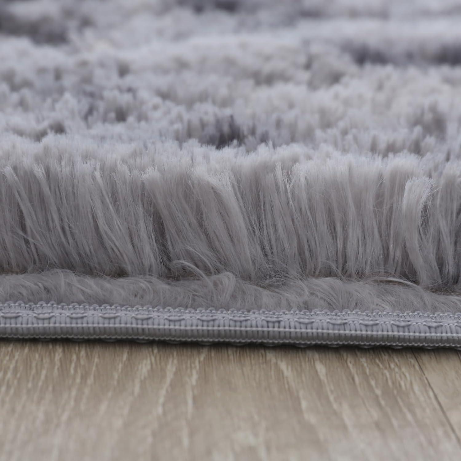 Weicher Flauschiger Zottelteppich Schlafzimmer Wohnzimmer Teppich