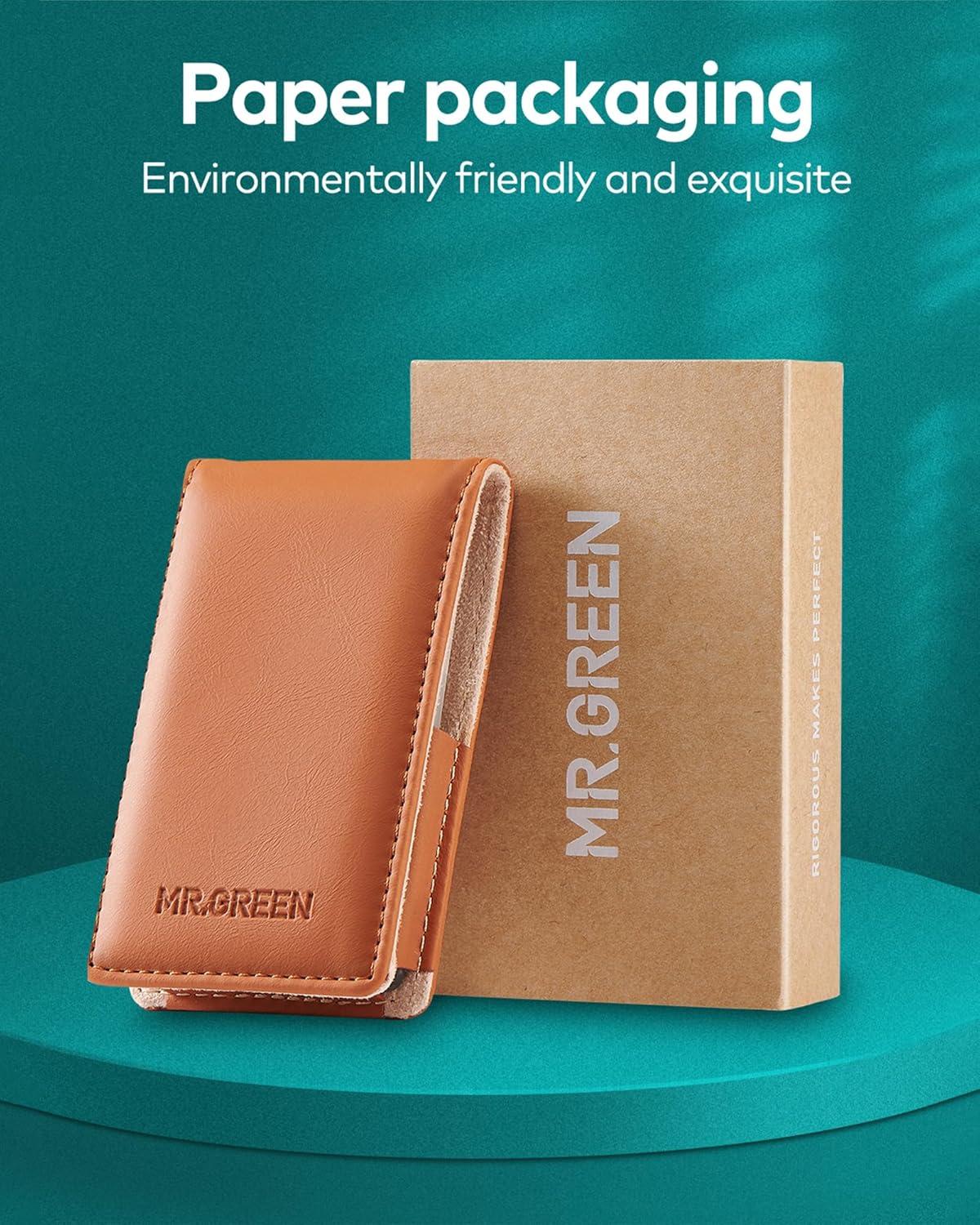 MR.GREEN 3-teiliges Nagelknipser-Set mit Ledertasche