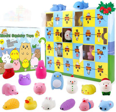 Adventskalender 2024 Mochi Squishies Weihnachts Countdown