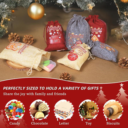 Adventskalender zum Befüllen 24 Weihnachtskalender Kinder