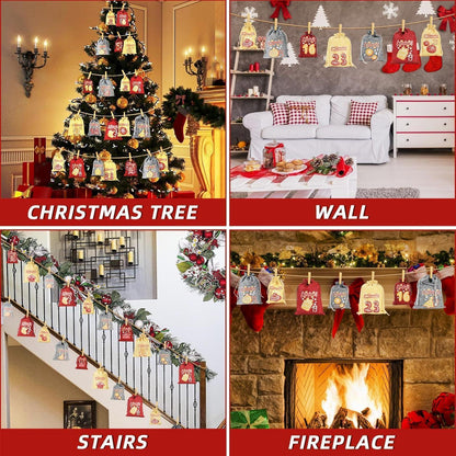 Adventskalender zum Befüllen 24 Weihnachtskalender Kinder