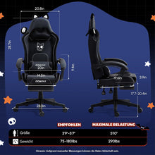 Dowinx Gaming Stuhl - Süße Katze Edition mit Hoher