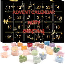 Adventskalender Duftkerzen Set 24 Kerzen Weihnachten-Geschenk