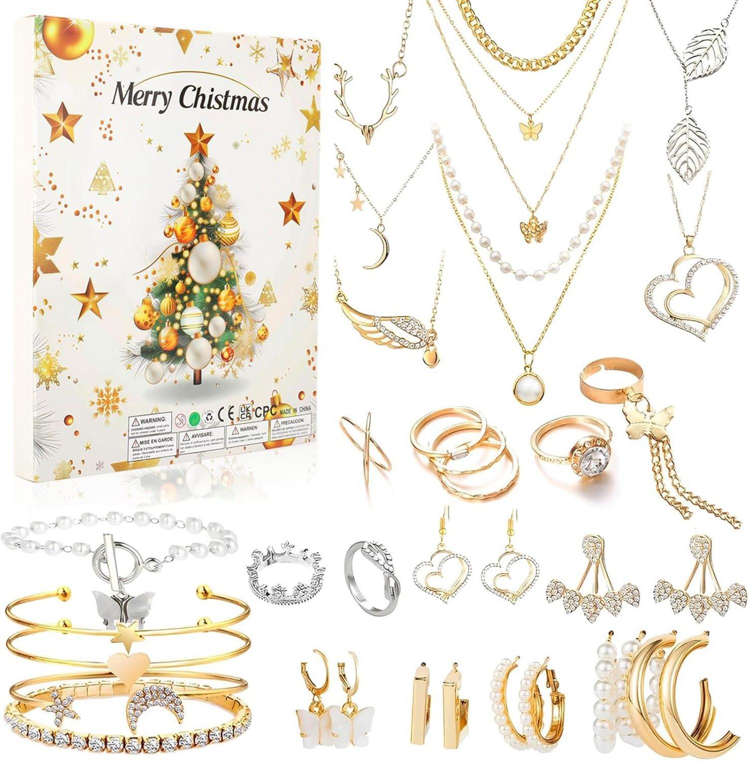 Schmuck Adventskalender 2024 für Frauen und Teenager