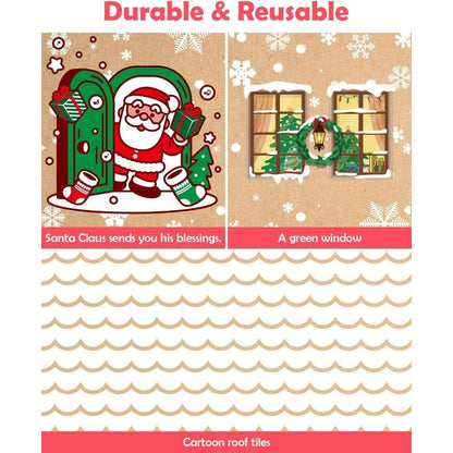 DIY Adventskalender Kinder LED Weihnachtskalender Häuschen