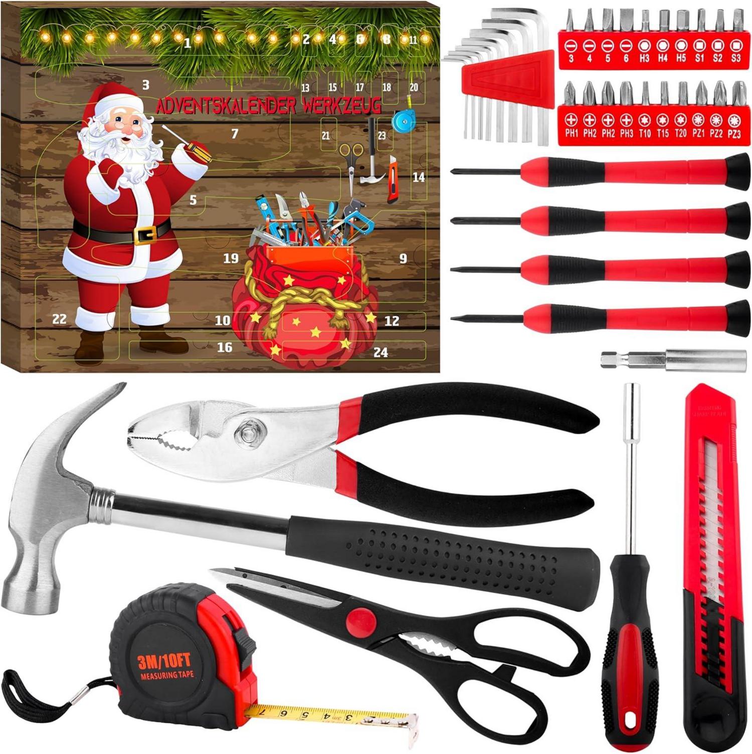 Werkzeug Adventskalender Männer 2024 Weihnachtskalender