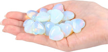 20 Stück Natürliche Opal Herz Kristalle Heilung Set Glückssteine