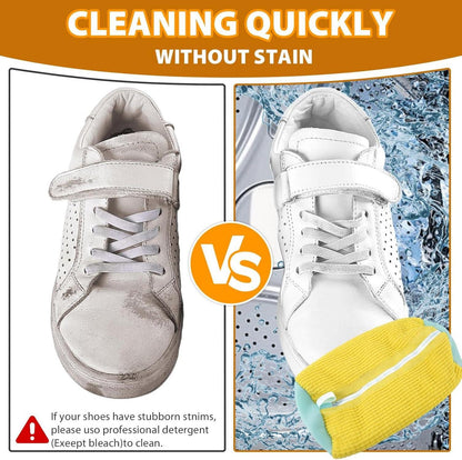 Schuhwaschbeutel für Waschmaschine 2er Set Sneaker Wiederverwendbarer