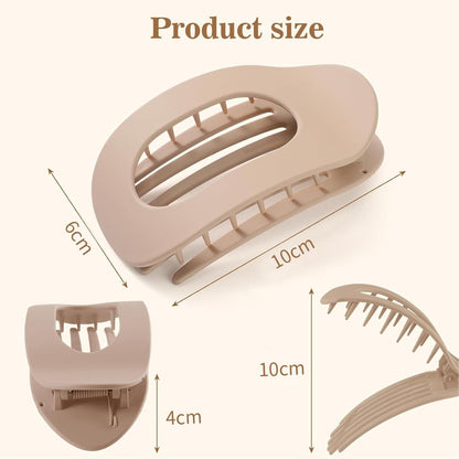 4er Set Haarklammern Damen Haarspangen Flach Sicherer Halt
