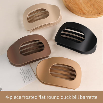 4er Set Haarklammern für Damen in verschiedenen Farben, Französisches Design