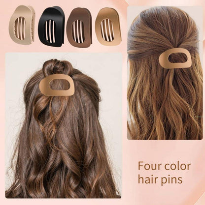 4er Set Haarklammern Damen Französische Haarspangen Flacher Halt