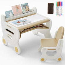 Kindertisch mit Stühlen und Stauraum Set für Kinderzimmer