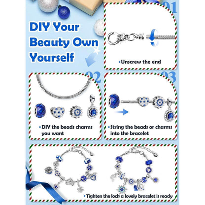 Adventskalender Armband DIY Mädchen 2024 Schmuck Weihnachten