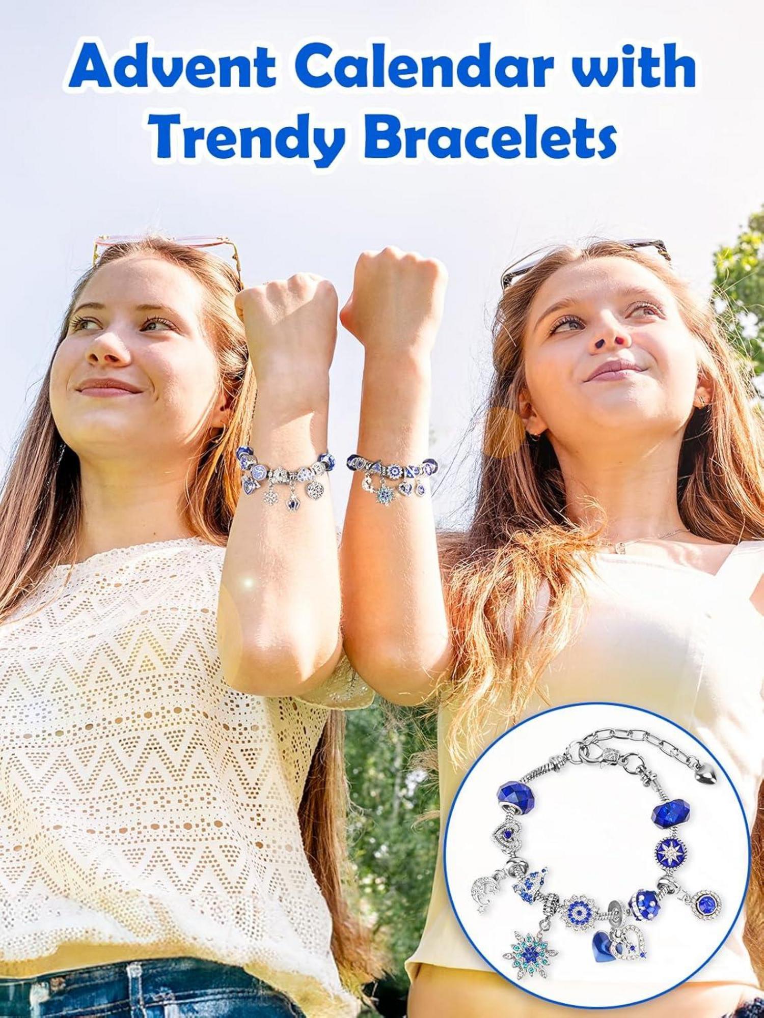 Adventskalender Armband DIY Mädchen Schmuck 2024 Weihnachten