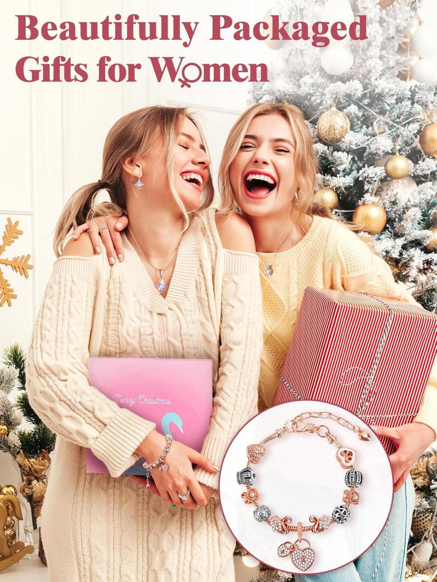 Schmuck Adventskalender 2024 Frauen Armband Weihnachtsgeschenke Mädchen Damen