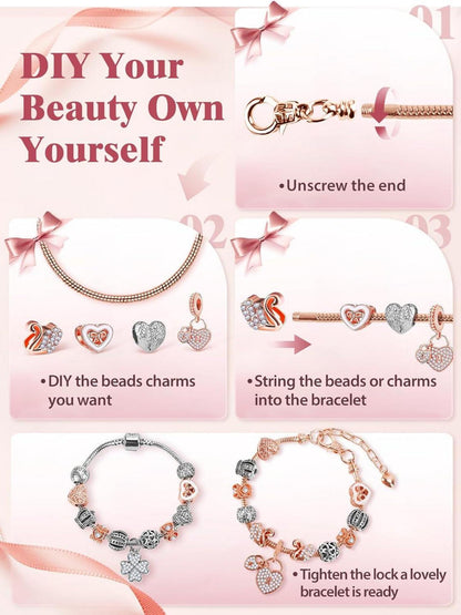Adventskalender 2024 Armband Frauen Schmuck Damen Mädchen Set