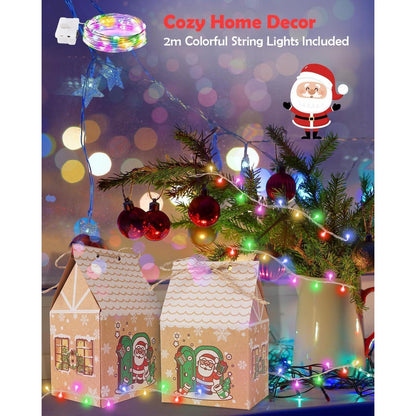 DIY Adventskalender Kinder Tüten 2024 + Lichterkette