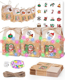 DIY Adventskalender Weihnachtstüten +Lichterkette 2024