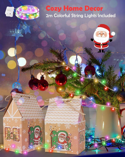 DIY Adventskalender Weihnachtstüten +Lichterkette 2024