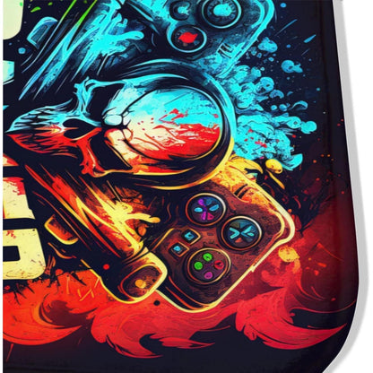 Gaming Teppich 140x180 cm - Rutschfest & Waschbar für Gamer Zimmer
