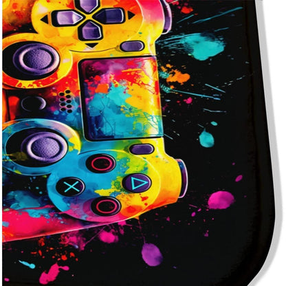 Gaming Teppich 140x180 cm - Rutschfest & Waschbar für Gamer Zimmer
