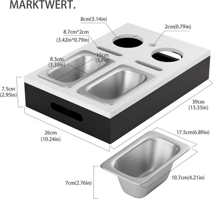 Couchbar Sofa-Organizer Beistelltisch Biergeschenke Männer Sofatablett