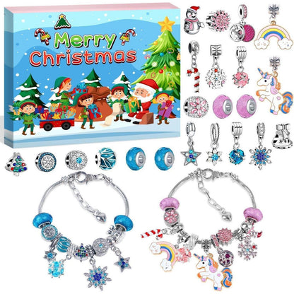 Adventskalender Mädchen 2024: Einhorn Schmuck Set Kinder