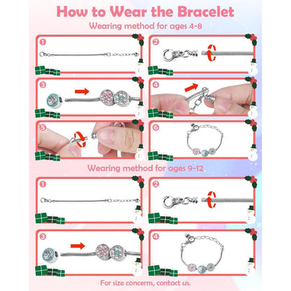 Adventskalender Mädchen 2024: Einhorn Schmuck Set Kinder