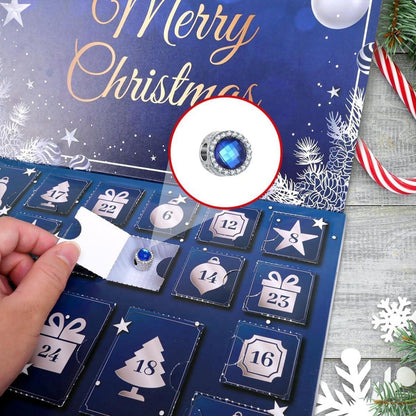 iZoeL Adventskalender 2024 Blau Schmuck Mädchen Frauen DIY