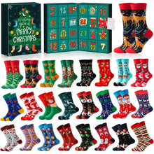 Socken Adventskalender 24 Paar Weihnachtssocken für Männer