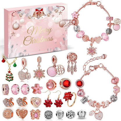 Adventskalender Schmuck Rosa 2024 Mädchen Frauen