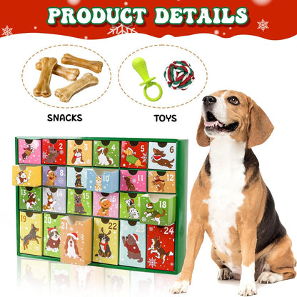 Adventskalender Hunde 2024 Leerer Kalender zum Selbstbefüllen