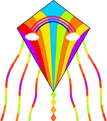 Drachen Kinder Regenbogen Flugdrachen & Flugspielzeug 64x77cm