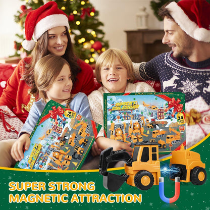Adventskalender Autos 2024 Kinder Junge magnetisch Verformungs