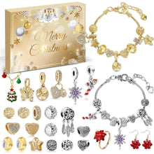 Adventskalender Schmuck 2024 Mädchen Frauen Gold Halskette