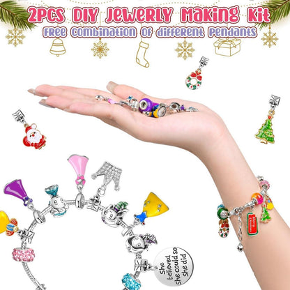 Prinzessinnen Adventskalender Schmuck DIY Armband Mädchen 2024 Weihnachtskalender