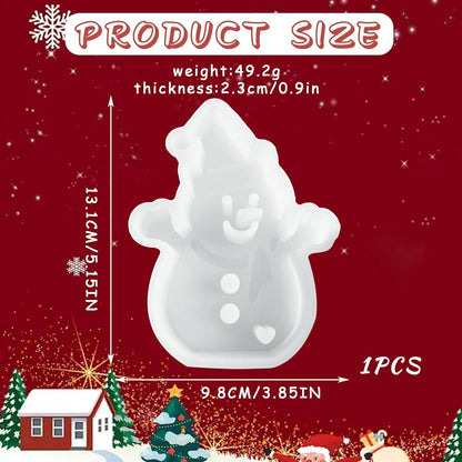 Silikonformen Weihnachten Gießform Beton Epoxidharz DIY 13x9