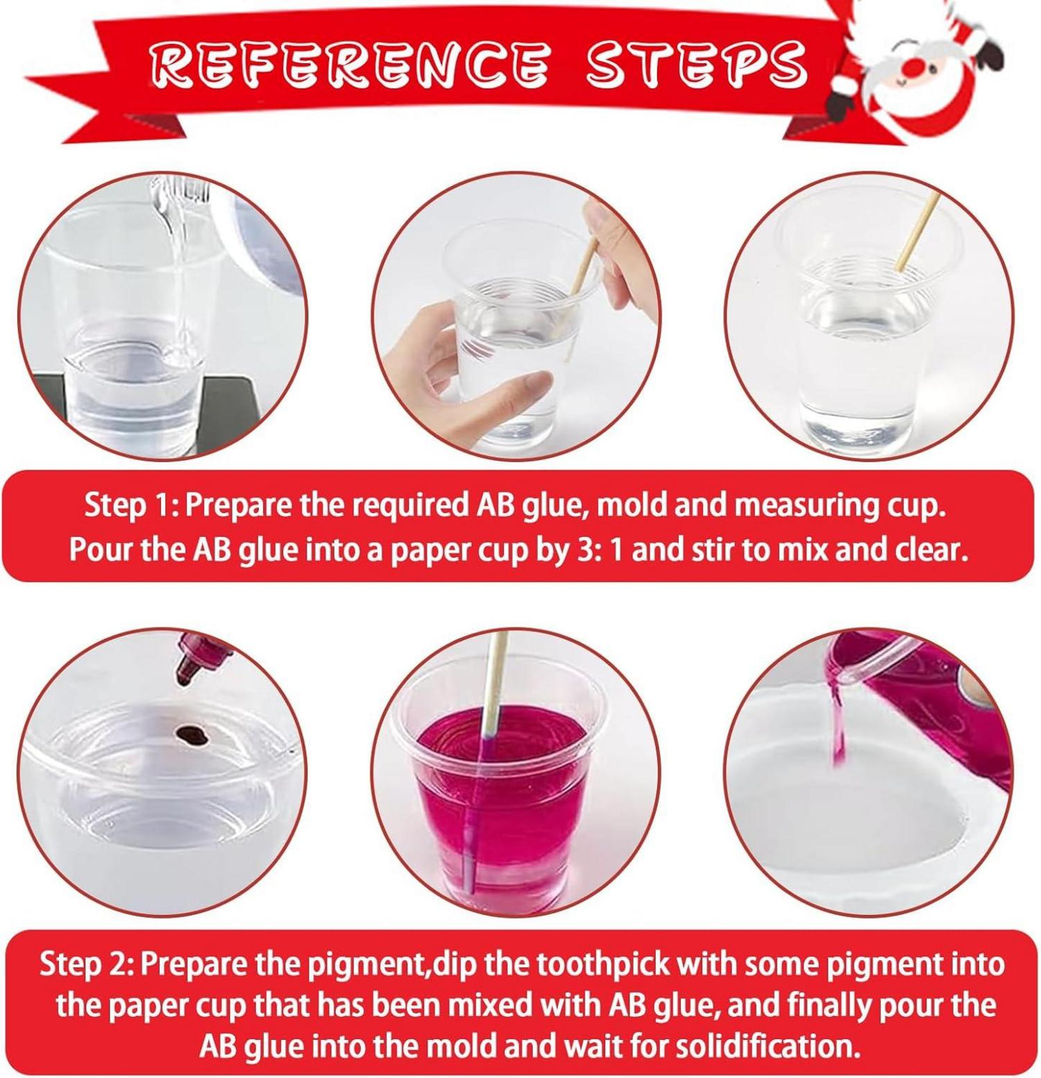 Silikonform Weihnachten Gießform Kerzenhalter Epoxidharz Schneemann