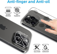Schutzfolie für iPhone 16 Pro Panzerglas Rückseite + Kamera
