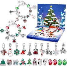 PEIFOON Adventskalender 2024 für Mädchen, Schmuck 24 Silbrig