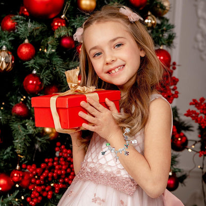 PEIFOON Adventskalender 2024 für Mädchen, Schmuck 24 Silbrig