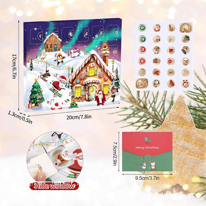 Adventskalender 2024 Mädchen Schmuck 24 Gold Armbänder