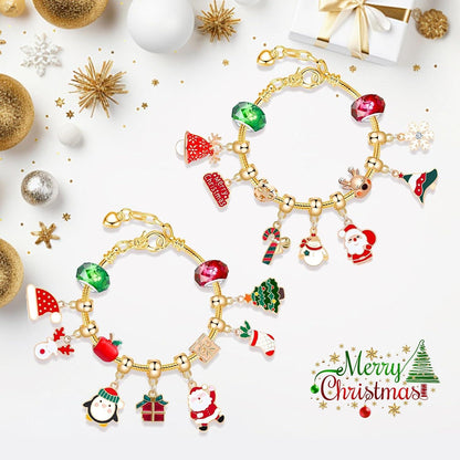 Adventskalender 2024 Mädchen Weihnachtskalender Schmuck Goldfarben 24 Füllung