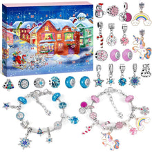 Adventskalender Mädchen 2024: Schmuck Bastelset Einhorn