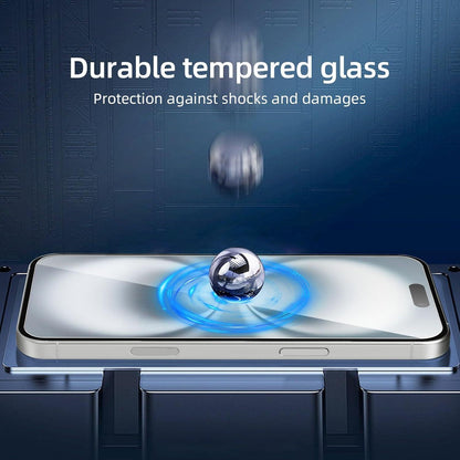 Panzer Schutz Glas für iPhone 16 Plus 6,7 Zoll 9H Härte 3er Pack