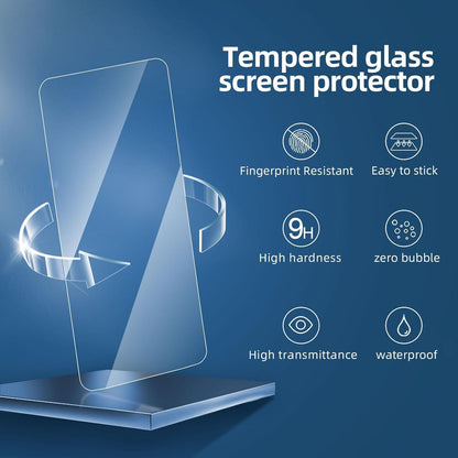 Panzer Schutz Glas für iPhone 16 Pro 6,3 Zoll 3 Stück 9H Härte HD Displayschutzfolie
