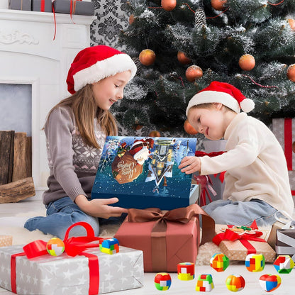 Adventskalender 24-Tage Weihnachts-Countdown Puzzle für